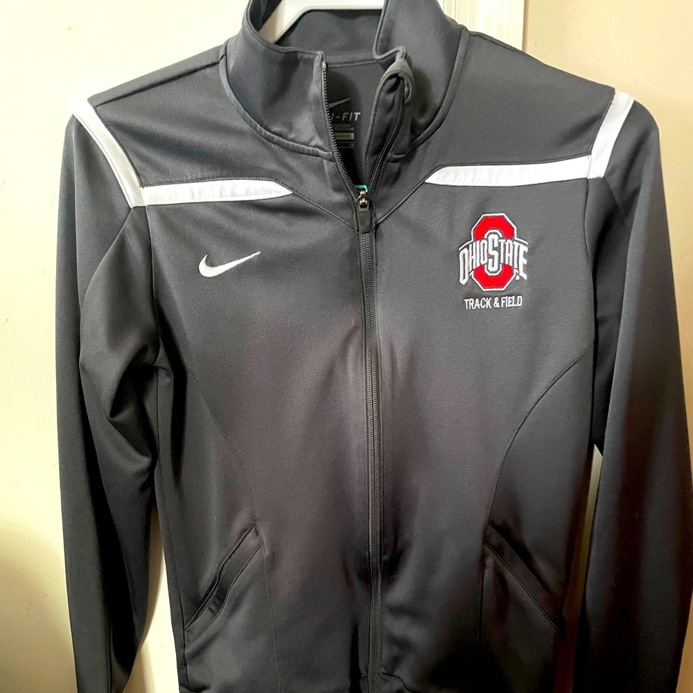 Nike dri fit Ohio state zip up jacket